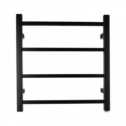 4 BAR SQUARE HEATED TOWEL RAIL ZNY- MATTE BLACK 520H*500W*120D