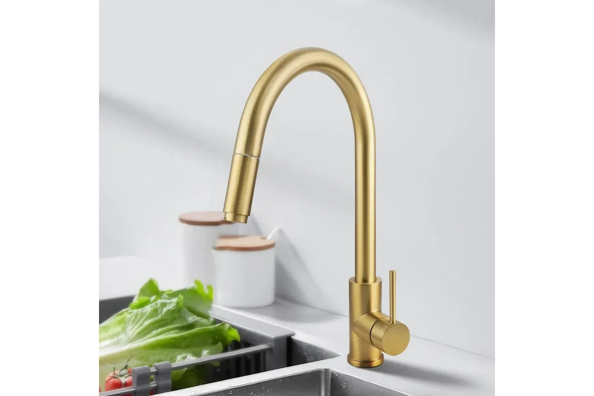 EURO 360° SWIVEL PULLOUT KITCHEN SINK MIXER - 5 COLOURS