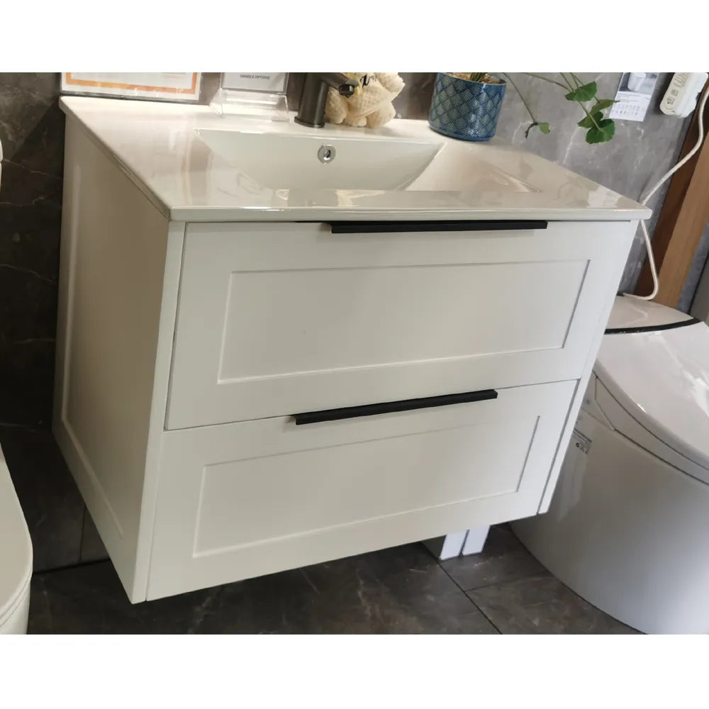 HAMPTON WALL HUNG VANITY | 900MM | SHAKER STYLE | PLYWOOD