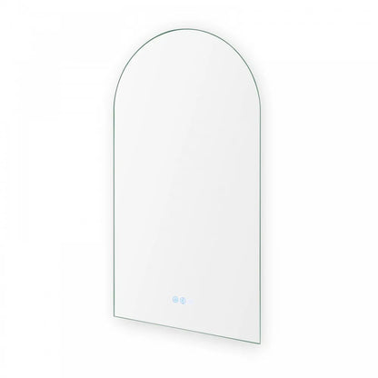 900x500MM ARCH BACKLIT LED MIRROR WITH BLUETOOTH SPEAKER | DEFOGGER | 3 COLOURS LIGHTS