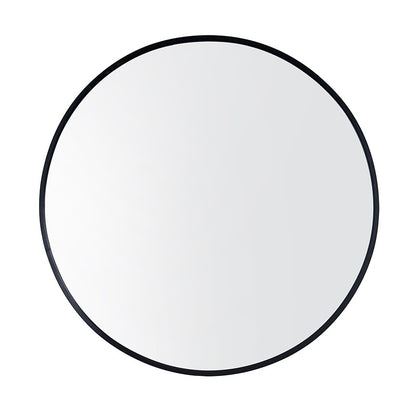 SERAPHINE BLACK FRAMED ROUND MIRROR | 900MM | DN