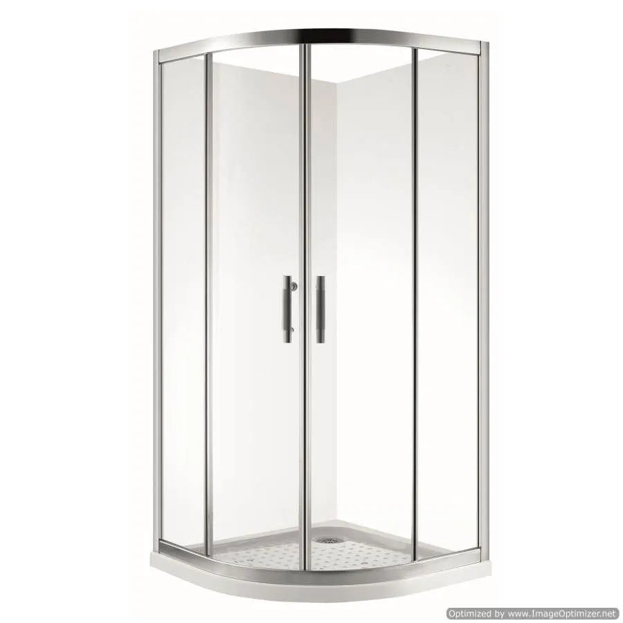 900X900MM ROUND SHOWER ENCLOSURE KIT - CHROME