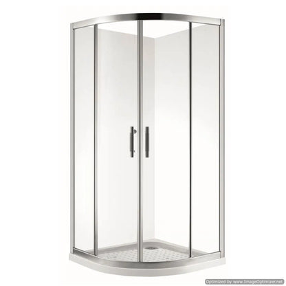 800X800MM ROUND SHOWER ENCLOSURE KIT - CHROME