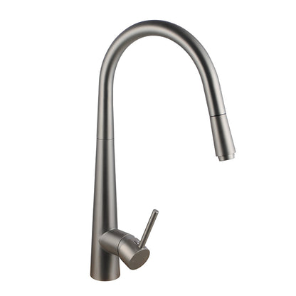 CHASE ROUND PULLOUT KITCHEN SINK MIXER - BRUSHED NICKEL