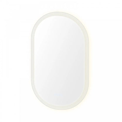 800x500MM OVAL LED MIRROR WITH BLUETOOTH SPEAKER | DEFOGGER | 3 COLOURS LIGHTS