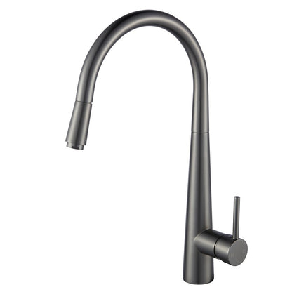 CHASE ROUND PULLOUT KITCHEN SINK MIXER - GUNMETAL GREY