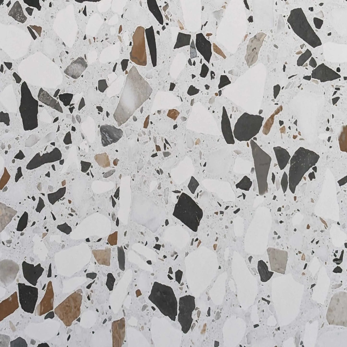 TERRAZZO MULTI MATTE PORCELAIN TILE 600X600MM - $45/SQM