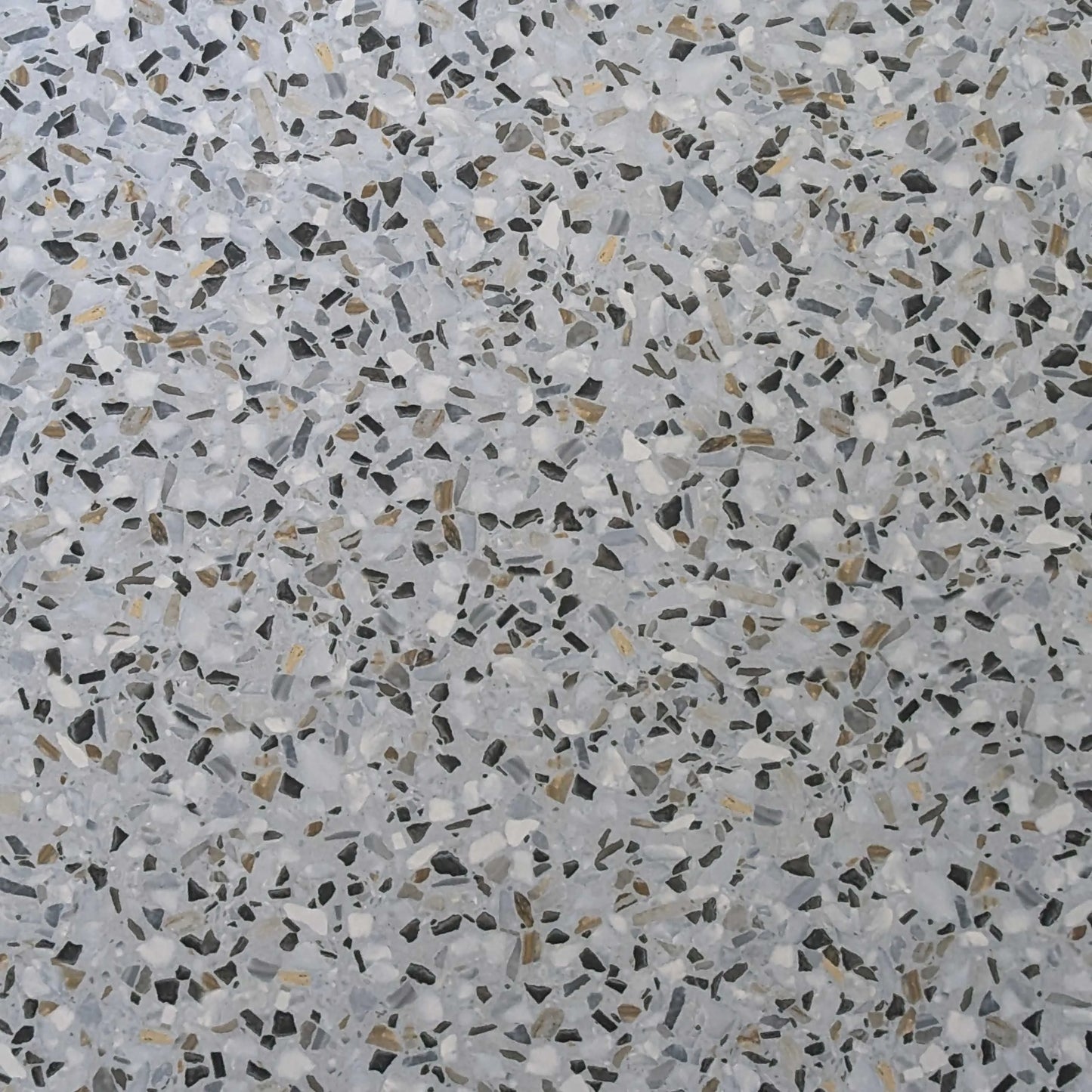 TERRAZZO BLUE GLOSS 600X600MM - $45/SQM