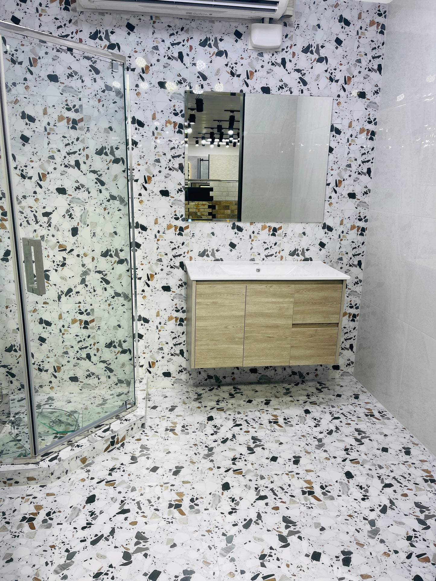 TERRAZZO MULTI MATTE PORCELAIN TILE 600X600MM - $45/SQM