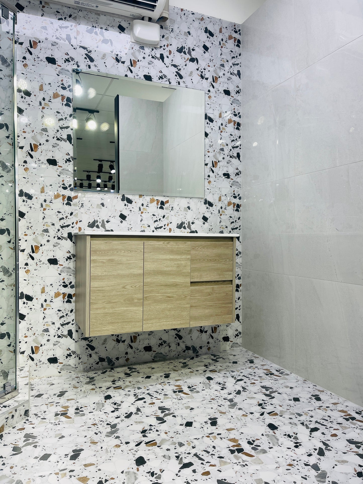 TERRAZZO MULTI MATTE PORCELAIN TILE 600X600MM - $45/SQM