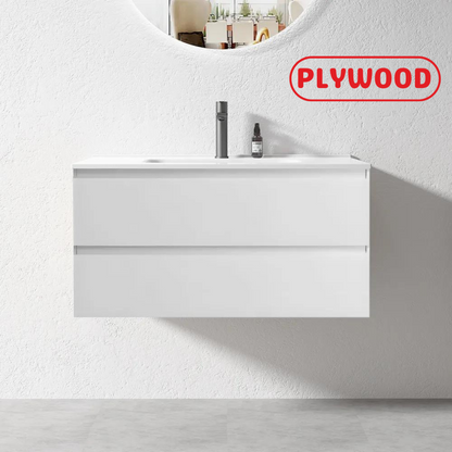 NELSON WALL HUNG VANITY | 1000MM | GLOSS WHITE | PLYWOOD