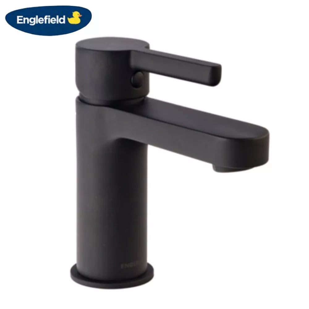 ENGLEFIELD STUDIO PIN LEVER BASIN MIXER MATTE BLACK