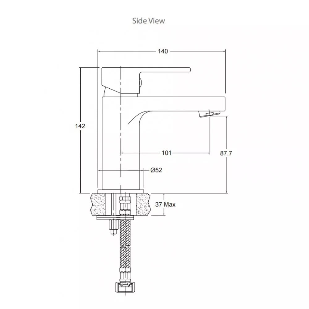 ENGLEFIELD STUDIO BASIN MIXER CHROME