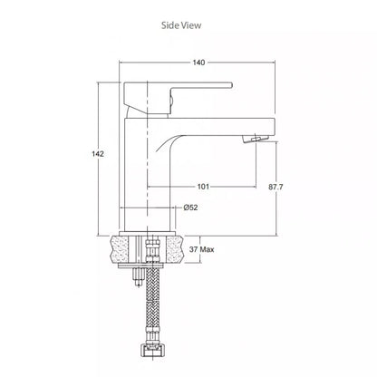 ENGLEFIELD STUDIO BASIN MIXER CHROME