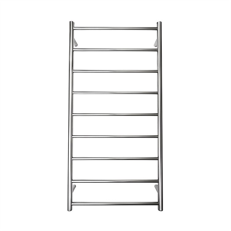 TRANQUILLITY JERSEY 9 BAR ROUND HEATED TOWEL WARMER - POLISHED STAINLESS 1200H*600W*120D