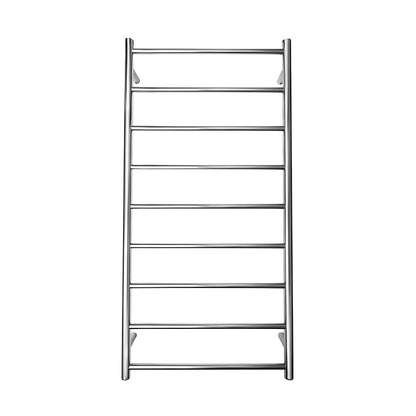 TRANQUILLITY JERSEY 9 BAR ROUND HEATED TOWEL WARMER - POLISHED STAINLESS 1200H*600W*120D