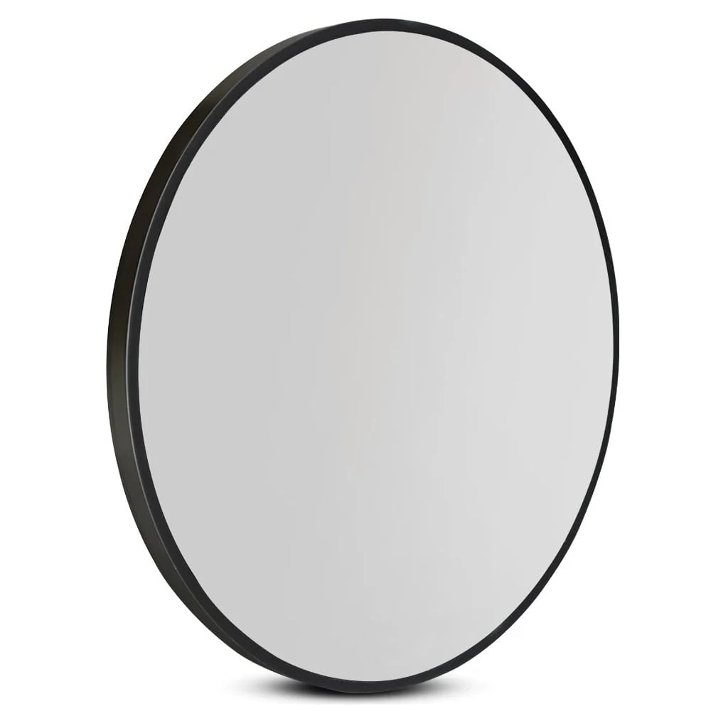 SERAPHINE BLACK FRAMED ROUND MIRROR | 900MM | DN