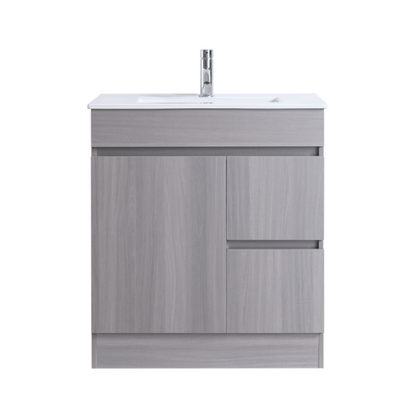 DN 750MM LIGHT GREY PLYWOOD FREESTANDING VANITY