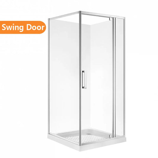 900X900MM SQUARE SHOWER ENCLOSURE KIT - CHROME