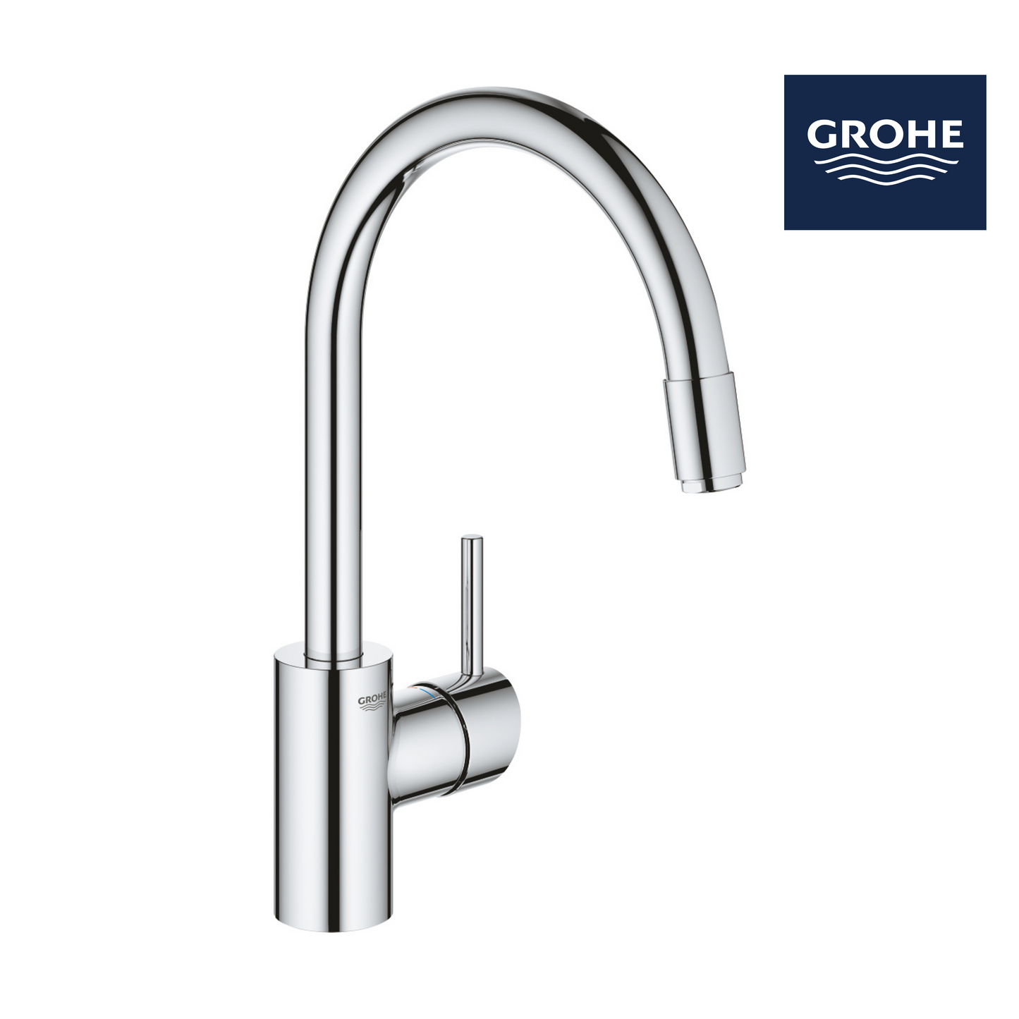 GROHE CONCETTO PULL OUT KITCHEN SINK MIXER - CHROME