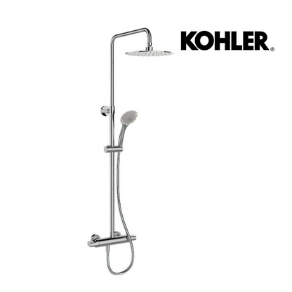 KOHLER ALEO THERMOSTATIC DUAL SHOWER COLUMN - EXPOSED VALVE