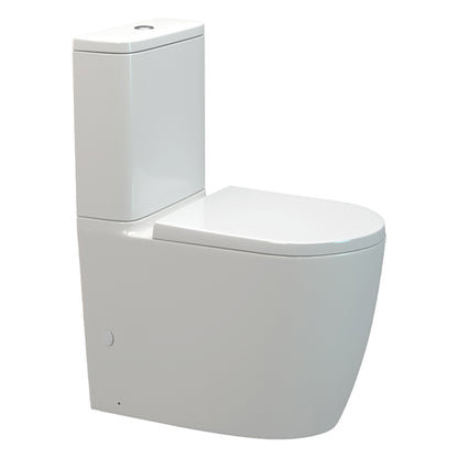 ELEMENTI UNO OVERHEIGHT CC BTW TOILET SUITE | TOP/BOTTOM INLET