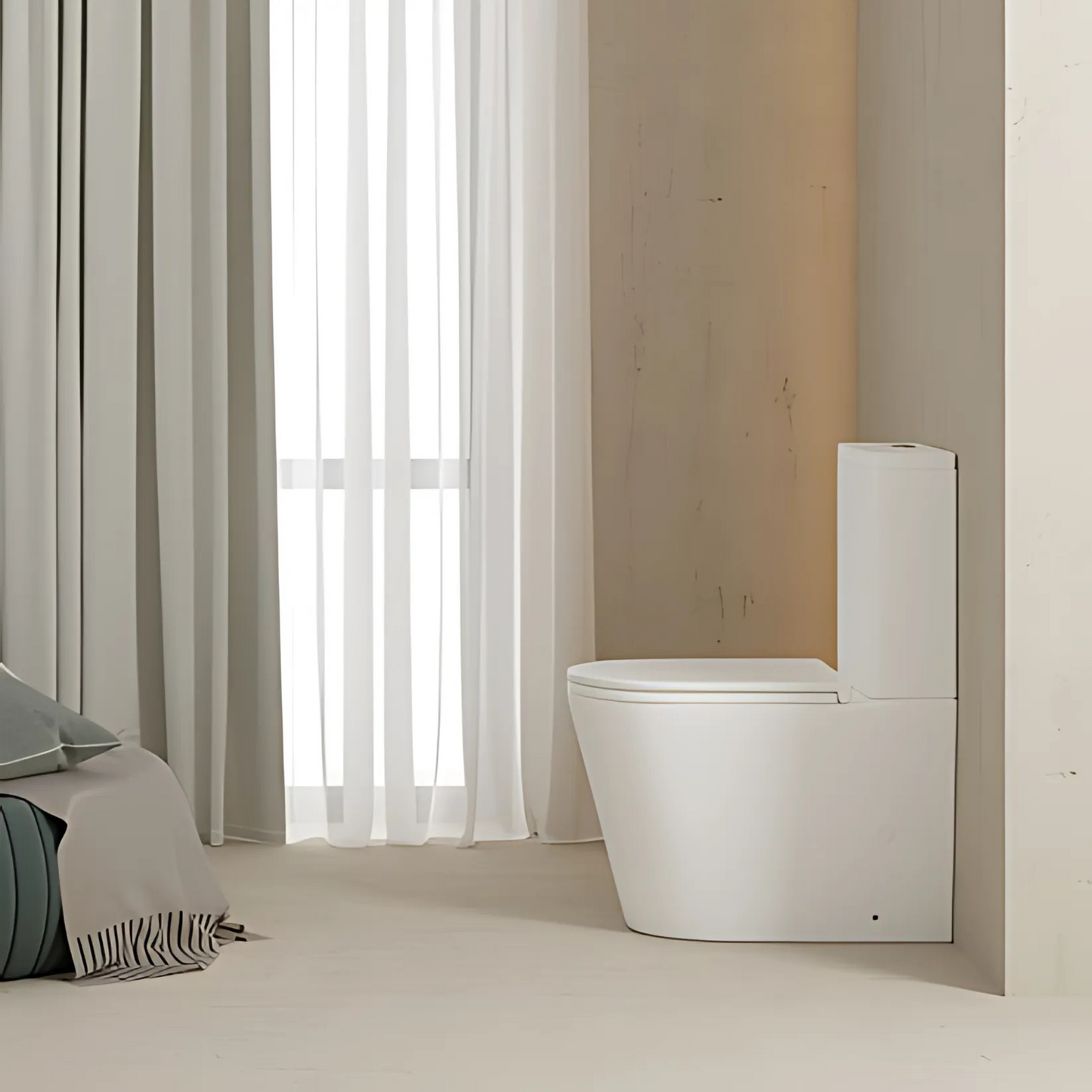 ELEMENTI GARDA CC BTW TOILET SUITE - MATT WHITE / MATT BLACK