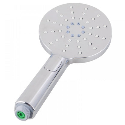 OPAL ROUND CHROME SHOWER SLIDE WITH SOAP DISH AND 5 FUNCTION HANDHELD SHOWER