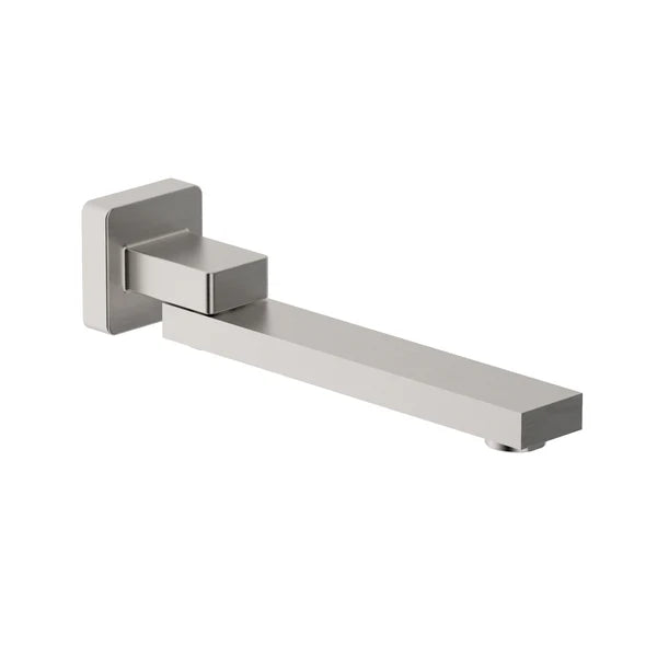 FUSION SQUARE SWIVEL BATH SPOUT 260MM - 5 COLOURS