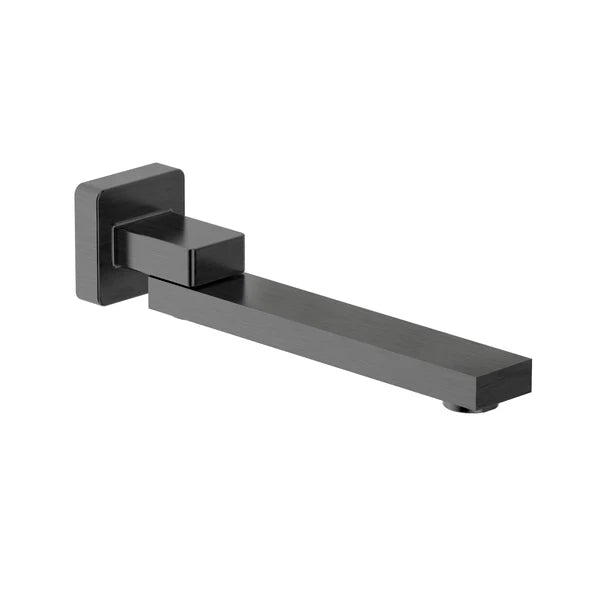 FUSION SQUARE SWIVEL BATH SPOUT 260MM - 5 COLOURS