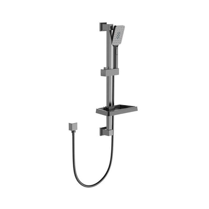 FUSION SQUARE SHOWER SLIDE WITH 3 FUCNTION HAND SHOWER | 5 COLOURS