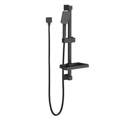 FUSION SQUARE SHOWER SLIDE WITH 3 FUCNTION HAND SHOWER | 5 COLOURS