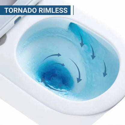 BROOKLYN ZERO RIM TORNADO TOILET SUITE 670X360X865