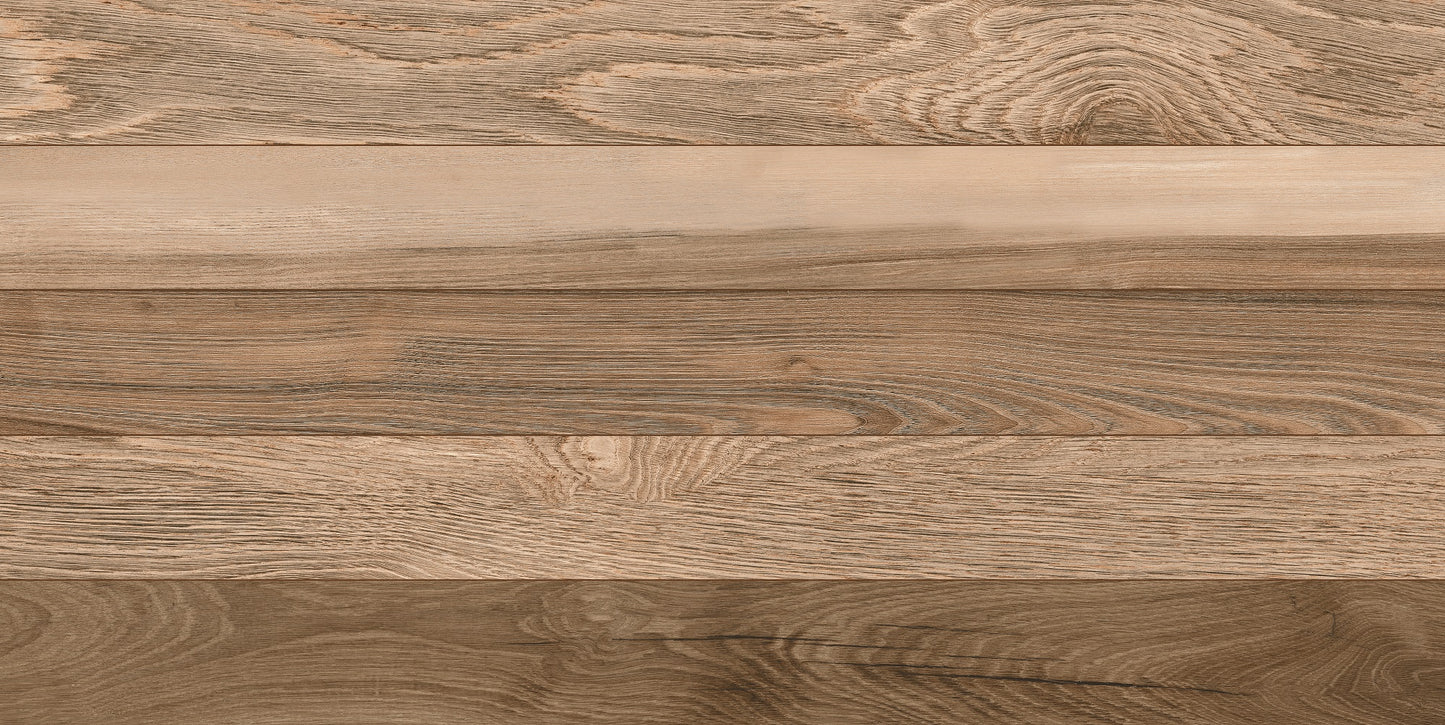 VILLEWOOD ELM RECTIFIED WALL TILE 600X1200MM - $89/sqm