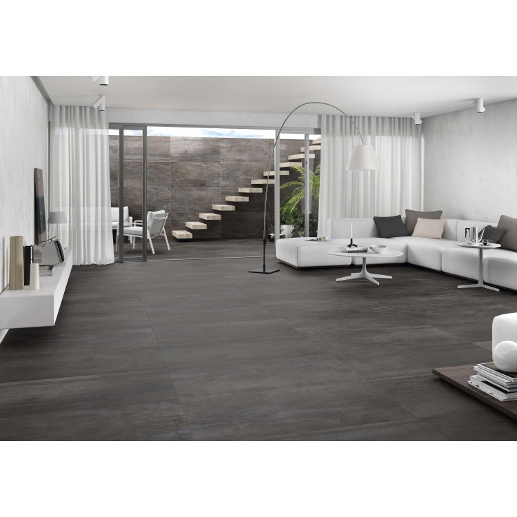 ACIER IRON MT METAL EFFECT PORCELAIN TILE $59/SQM