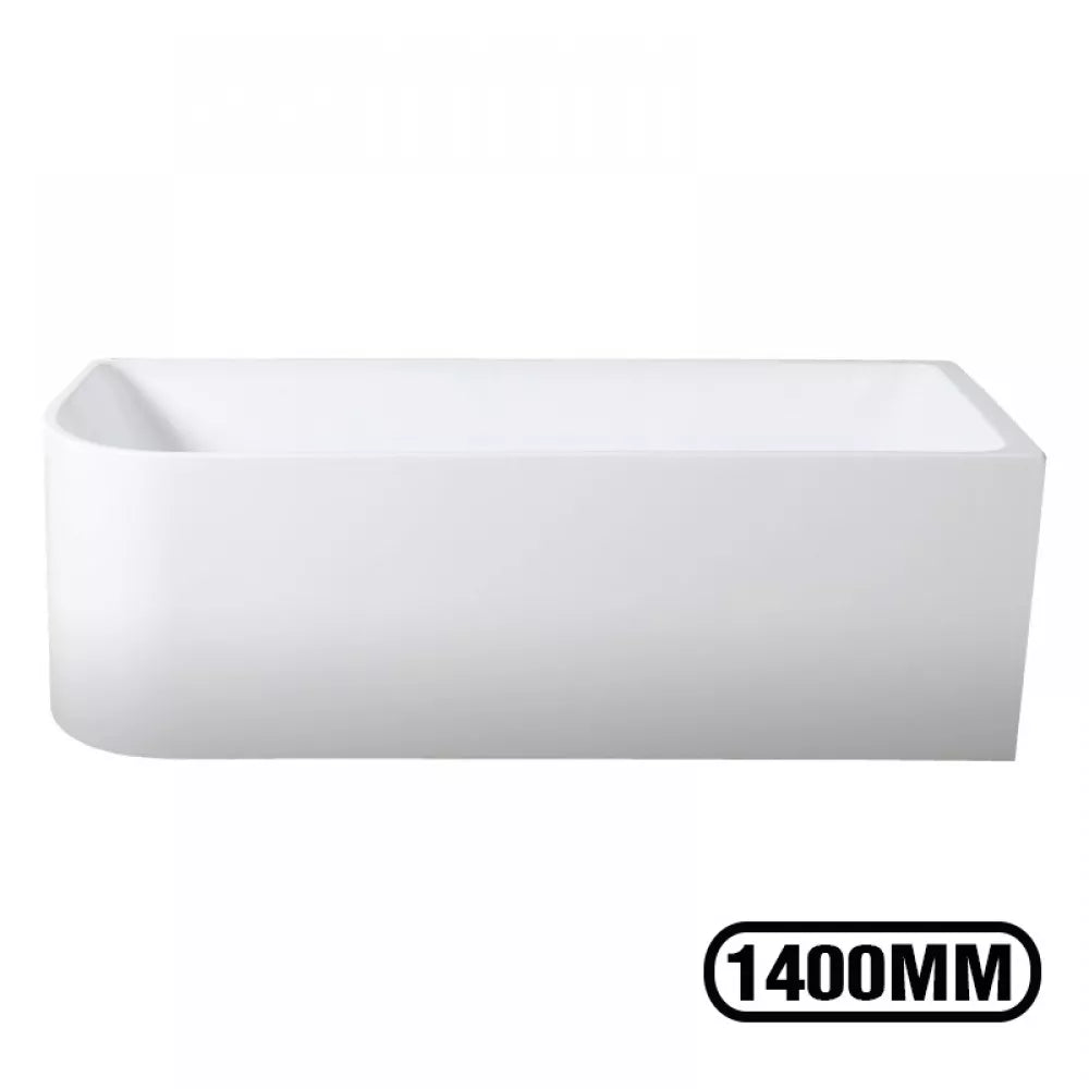 1400MM RIGHT CORNER BACK TO WALL FREESTANDING BATH