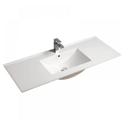 NELSON WALL HUNG VANITY | 1500MM | GLOSS WHITE | PLYWOOD| SINGLE BASIN