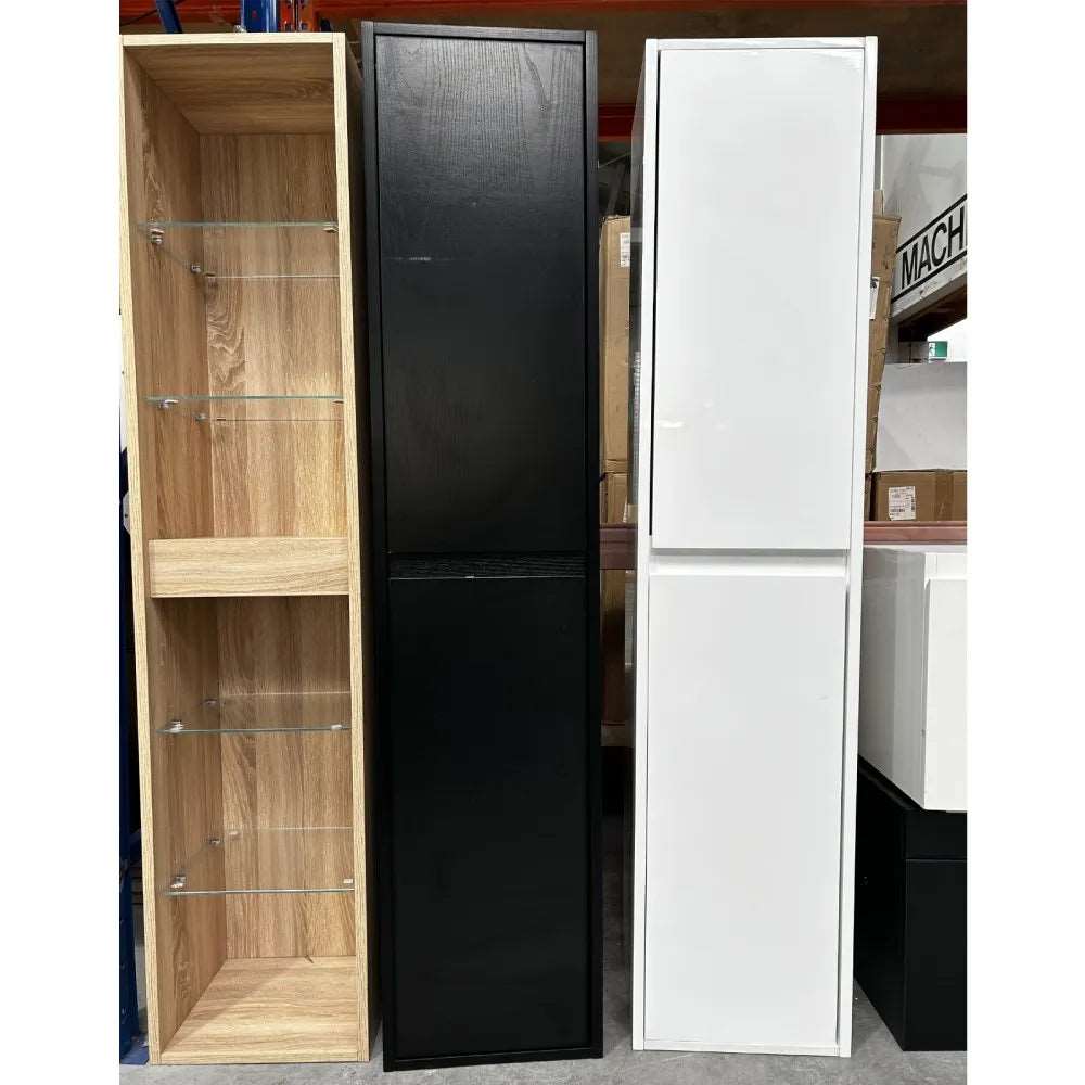 1600MM WHITE GLOSS PLYWOOD TALL CABINET