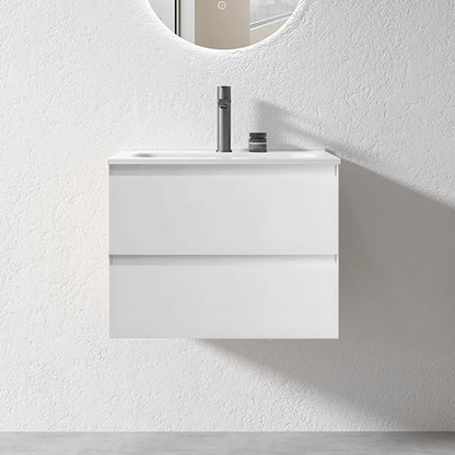 NELSON WALL HUNG VANITY | 600MM | GLOSS WHITE | PLYWOOD