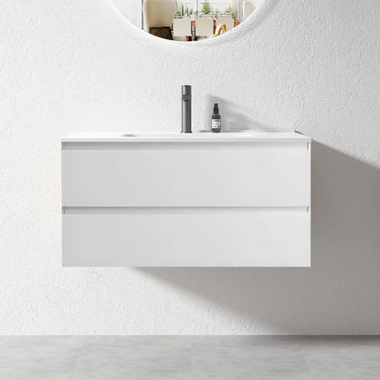 NELSON WALL HUNG VANITY | 1000MM | GLOSS WHITE | PLYWOOD