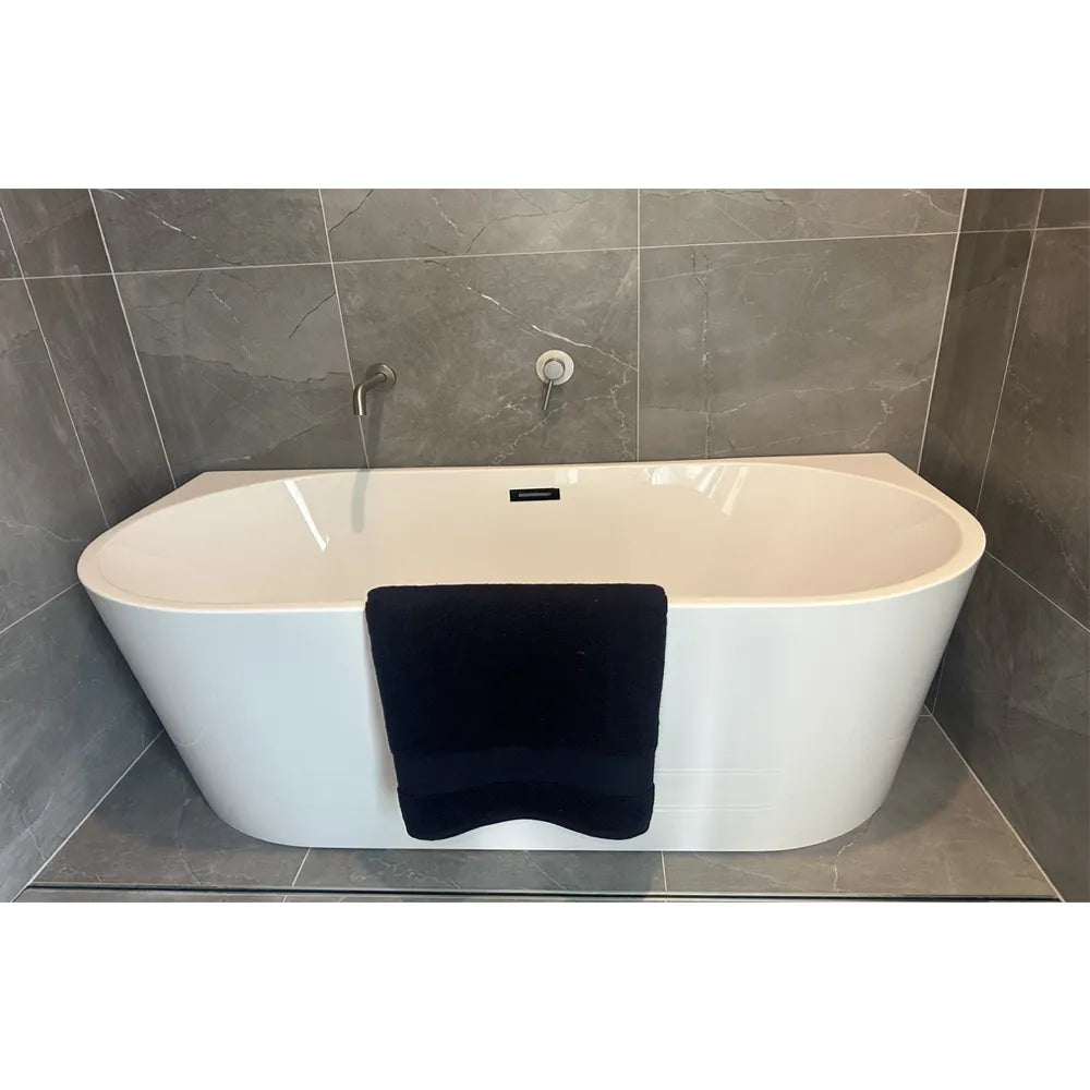 1700MM OVAL FREESTANDING BACK TO WALL BATH