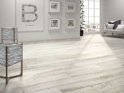 CAYENNE WASHED WHITE OAK WOOD LOOK PORCELAIN TILE - $79/Sqm