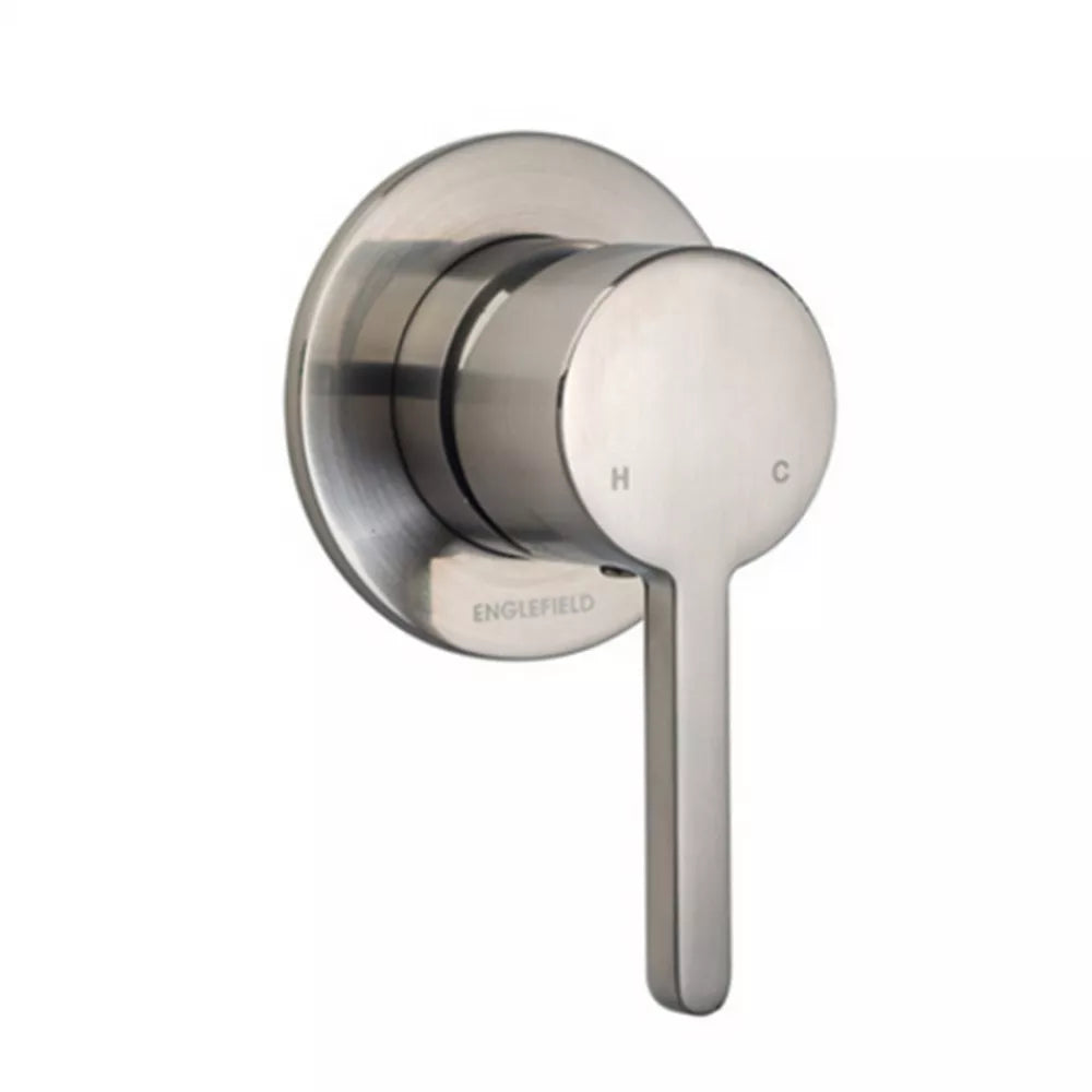 ENGLEFIELD STUDIO BATH/SHOWER MIXER PIN LEVER - BRUSHED NICKEL