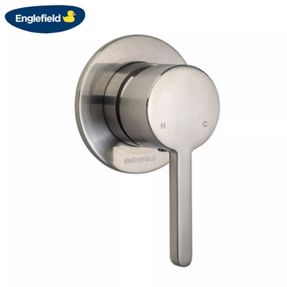 ENGLEFIELD STUDIO BATH/SHOWER MIXER PIN LEVER - BRUSHED NICKEL