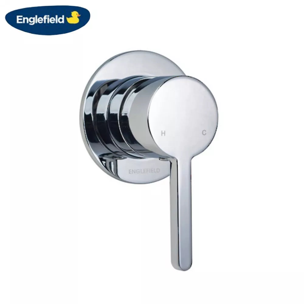 ENGLEFIELD STUDIO BATH/SHOWER MIXER  PIN LEVER - POLISHED CHROME