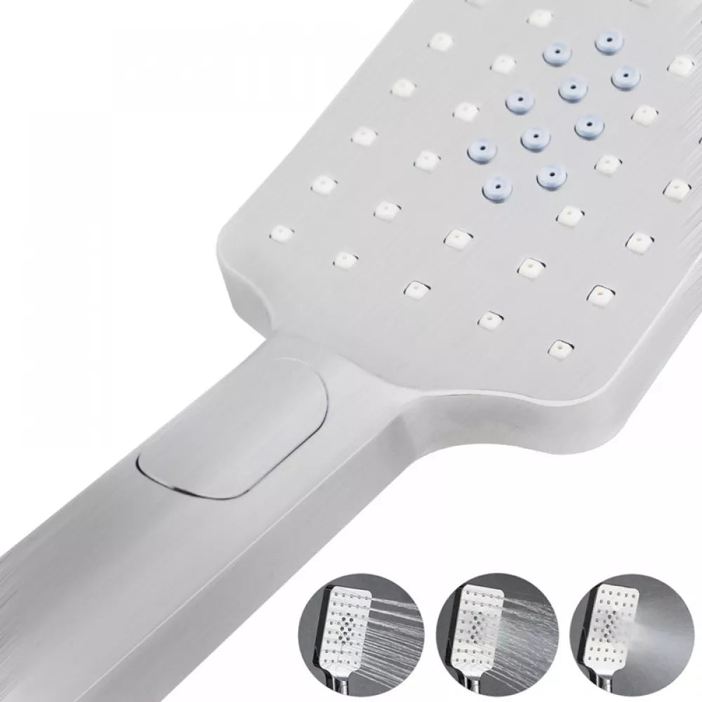 FUSION SQUARE HAND SHOWER | 3 FUNCTION | 4 COLOURS