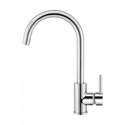 OPAL CLASSIC ROUND GOOSENECK KITCHEN SINK TAP - CHROME