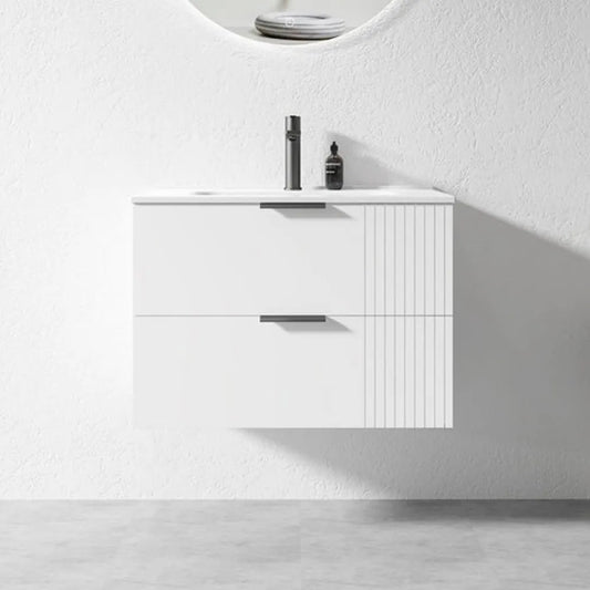 AURA WALL HUNG VANITY | 750MM | WHITE | PLYWOOD