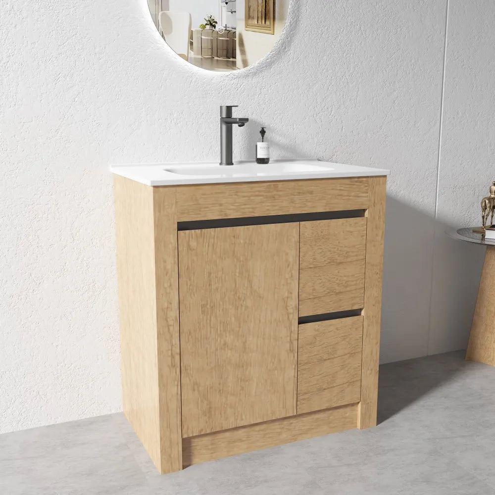 BC7 750mm PLYWOOD FLOOR STANDING VANITY