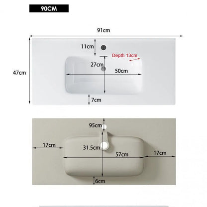 900MM BC7 PLYWOOD FLOOR STANDING VANITY